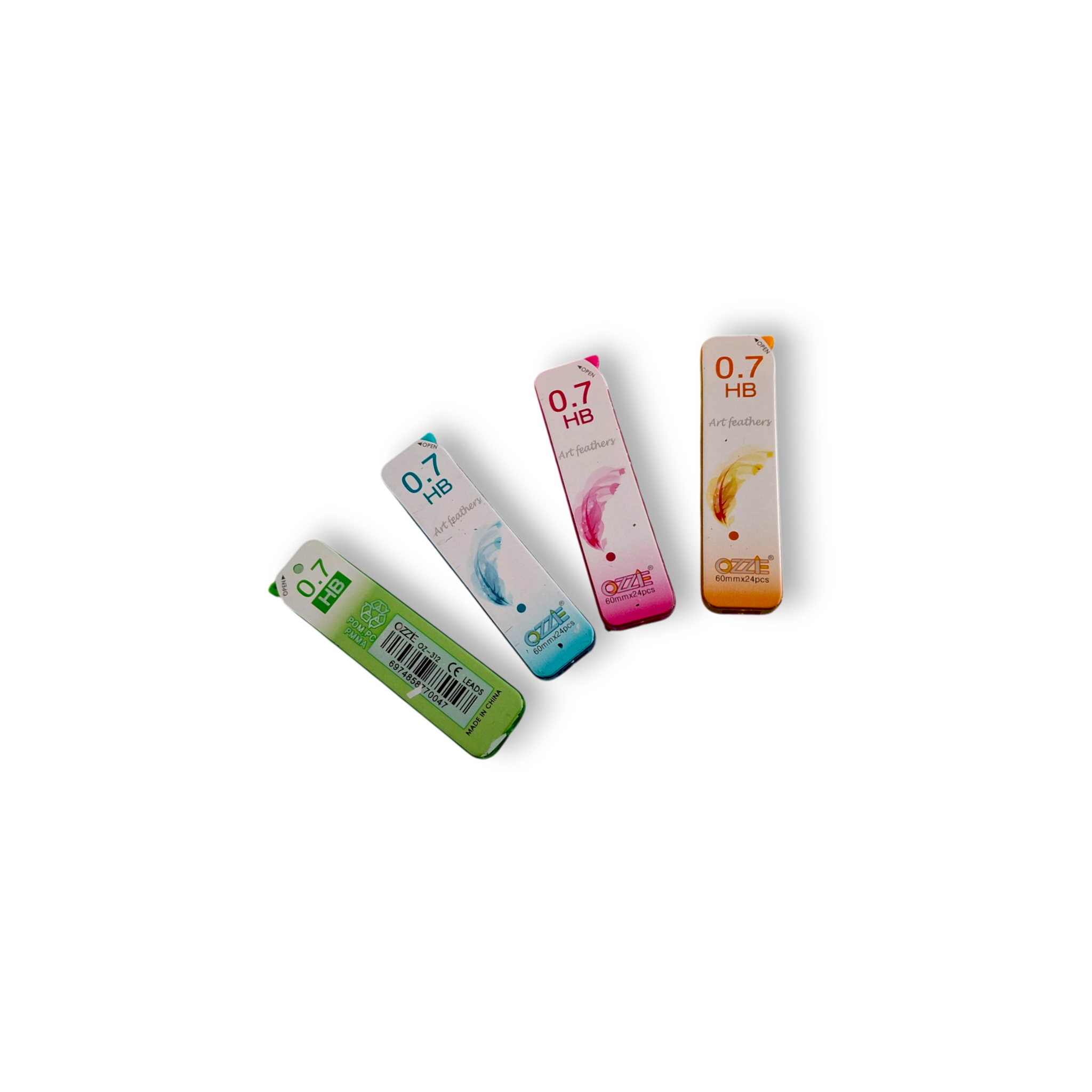 0.7mm HB Clutch Pencil Lead Refills Pack of 24